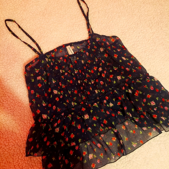 Floral Spaghetti Strap Camisole - Picture 2 of 2